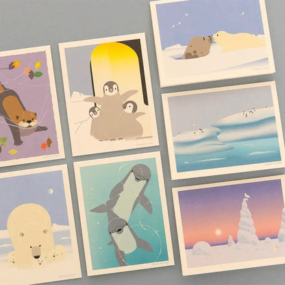 Mini Greeting Card_Harp Seal