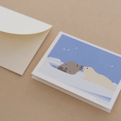 Mini Greeting Card_Harp Seal