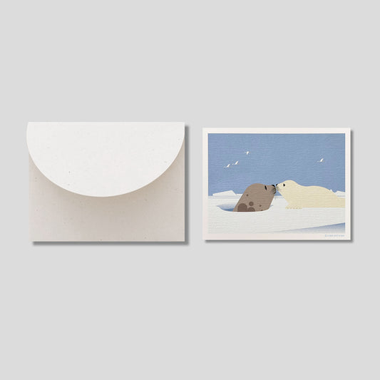 Mini Greeting Card_Harp Seal