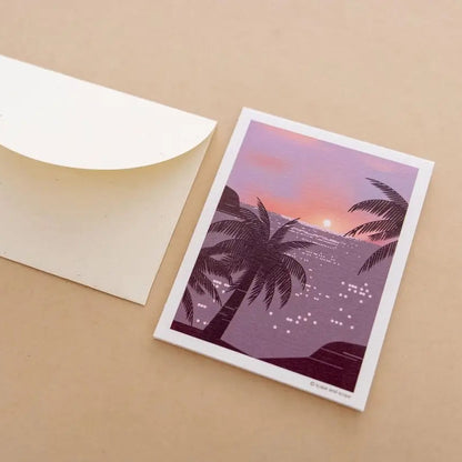 Mini Greeting Card_Palm Tree