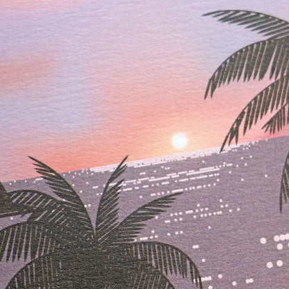 Mini Greeting Card_Palm Tree