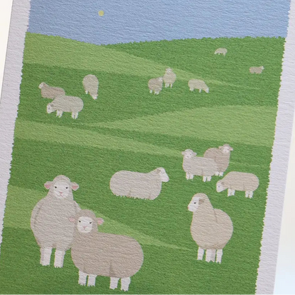 Mini Greeting Card_Sheep