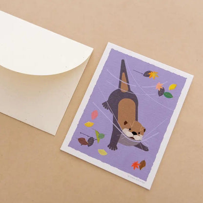 Mini Greeting Card_Fallen Leaves