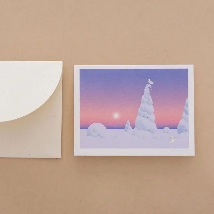 Mini Greeting Card_Stoat