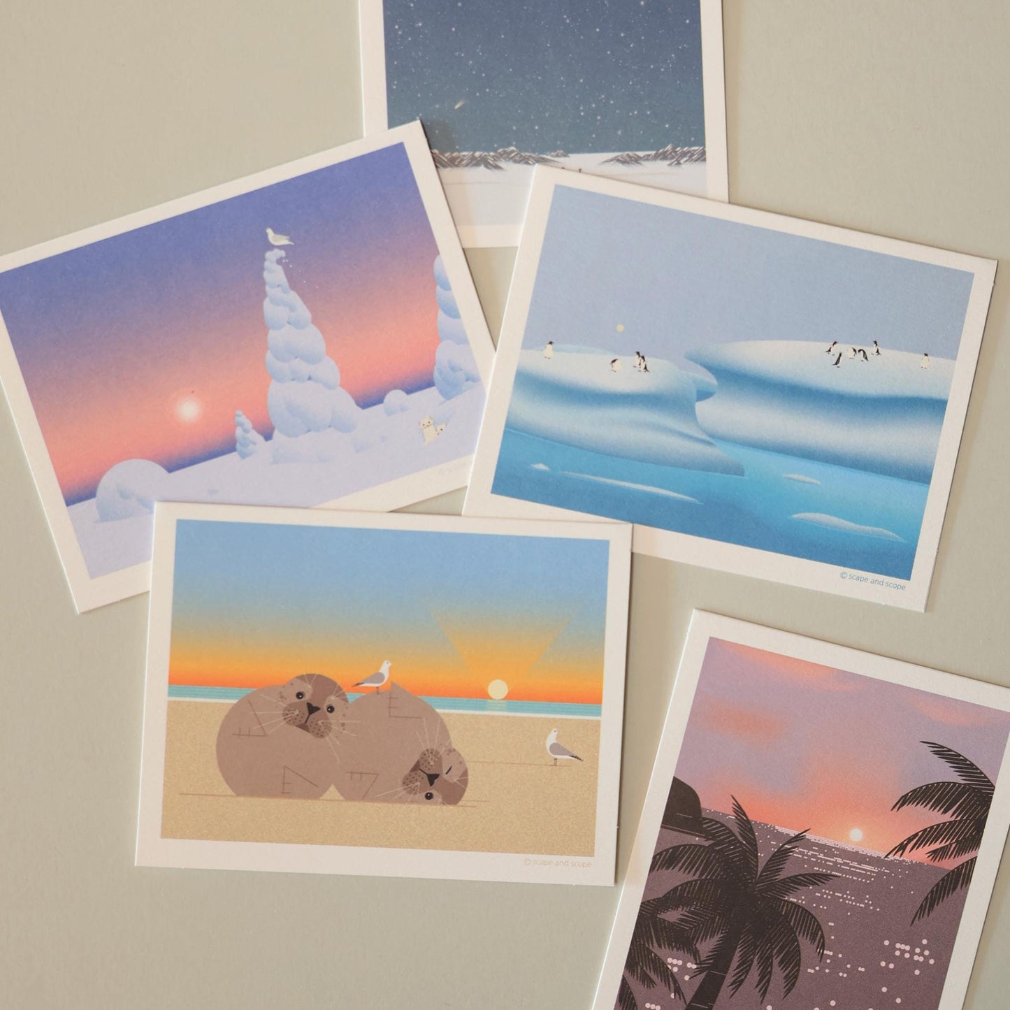 Mini Greeting Card_Stoat