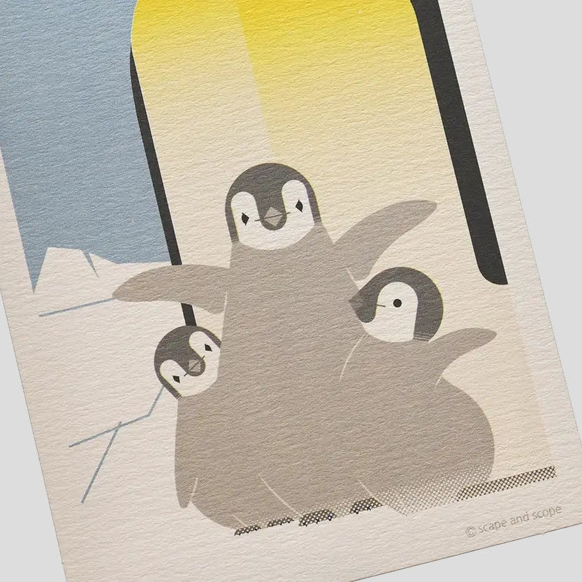 Mini Greeting Card_Emperor Penguin