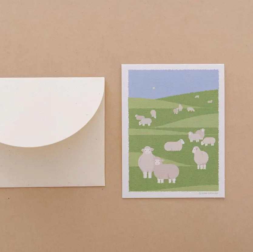 Mini Greeting Card_Sheep