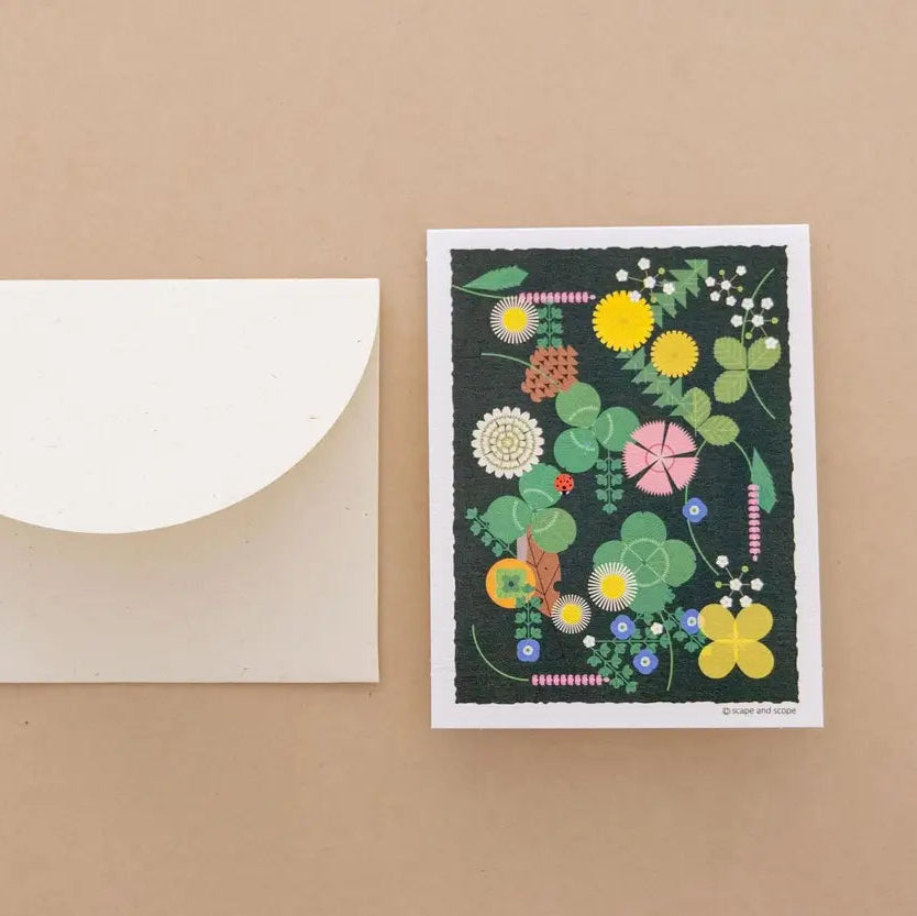 Mini Greeting Card_Clover