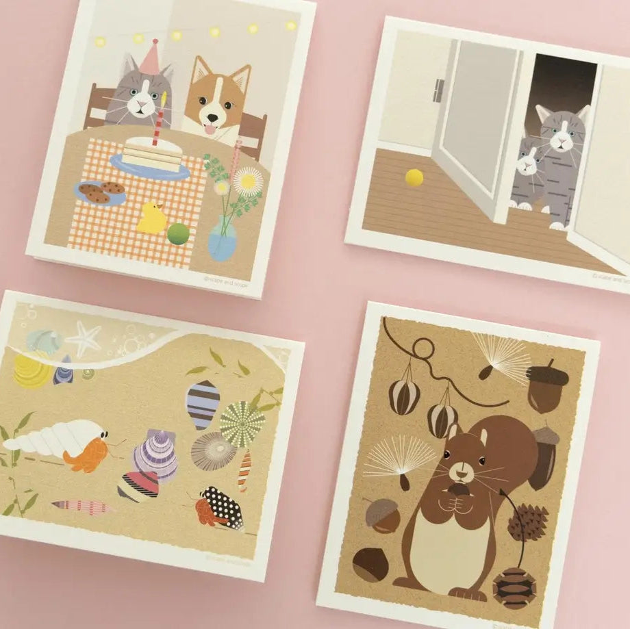 Mini Greeting Card_Dog