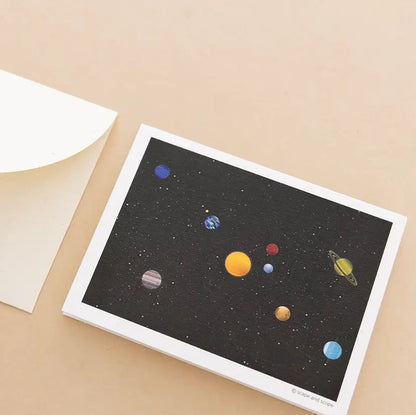 Mini Greeting Card_Solar System