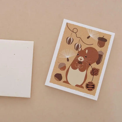 Mini Greeting Card_Squirrel