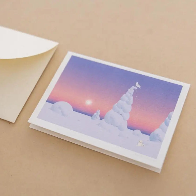 Mini Greeting Card_Stoat