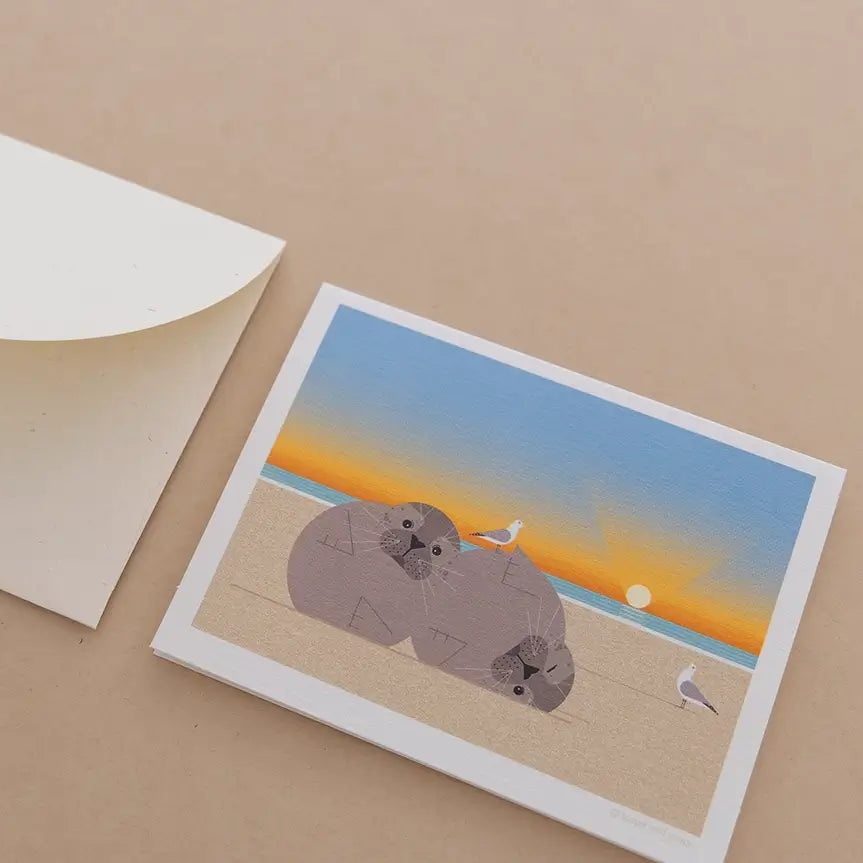 Mini Greeting Card_Spotted Seal