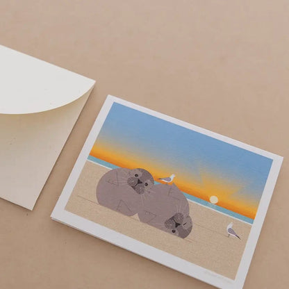 Mini Greeting Card_Spotted Seal