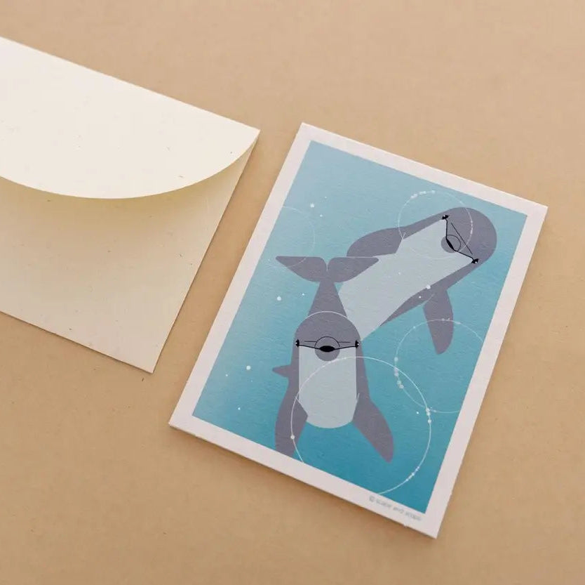 Mini Greeting Card_Bottlenose Dolphin
