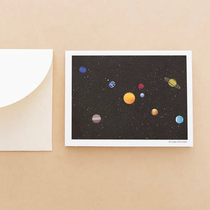 Mini Greeting Card_Solar System