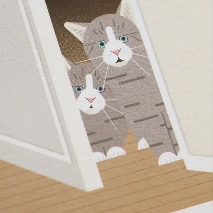 Mini Greeting Card_Cat