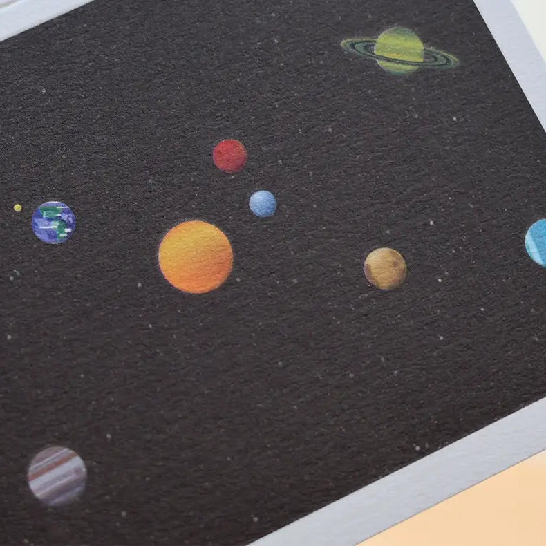Mini Greeting Card_Solar System