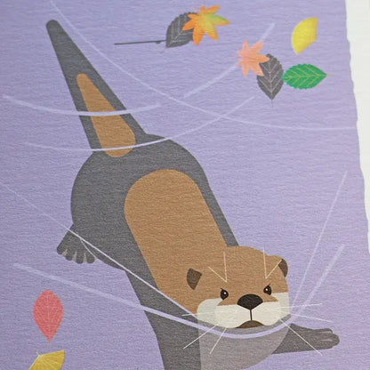 Mini Greeting Card_Fallen Leaves