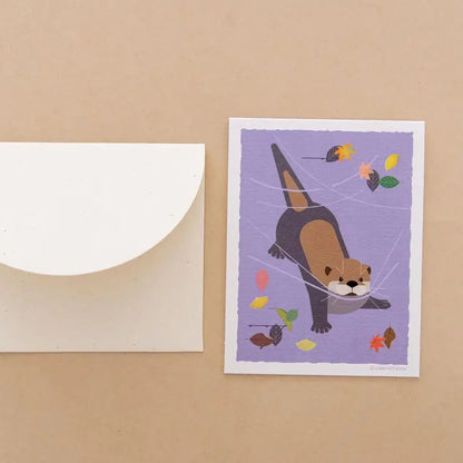 Mini Greeting Card_Fallen Leaves