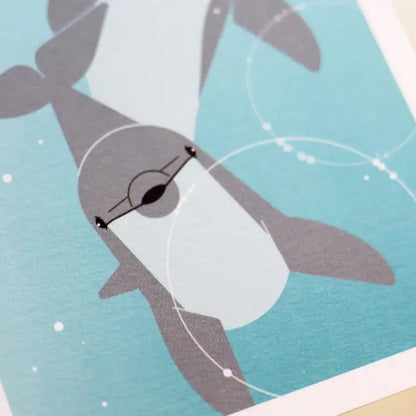 Mini Greeting Card_Bottlenose Dolphin