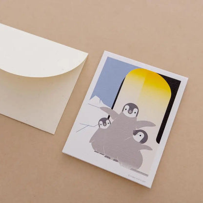 Mini Greeting Card_Emperor Penguin