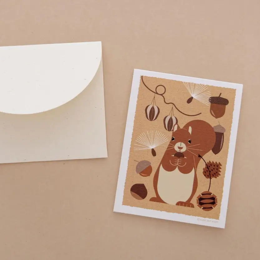 Mini Greeting Card_Squirrel