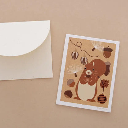Mini Greeting Card_Squirrel