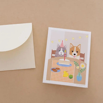 Mini Greeting Card_Dog