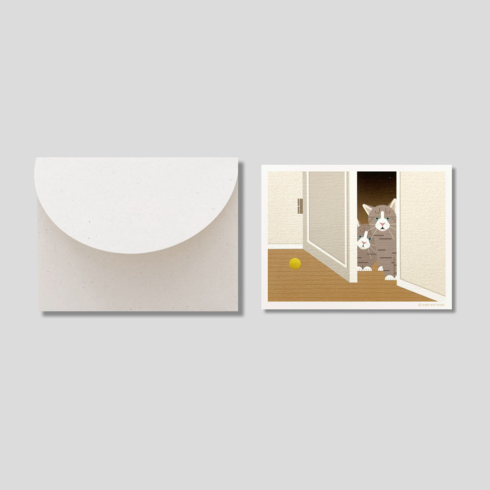 Mini Greeting Card_Cat