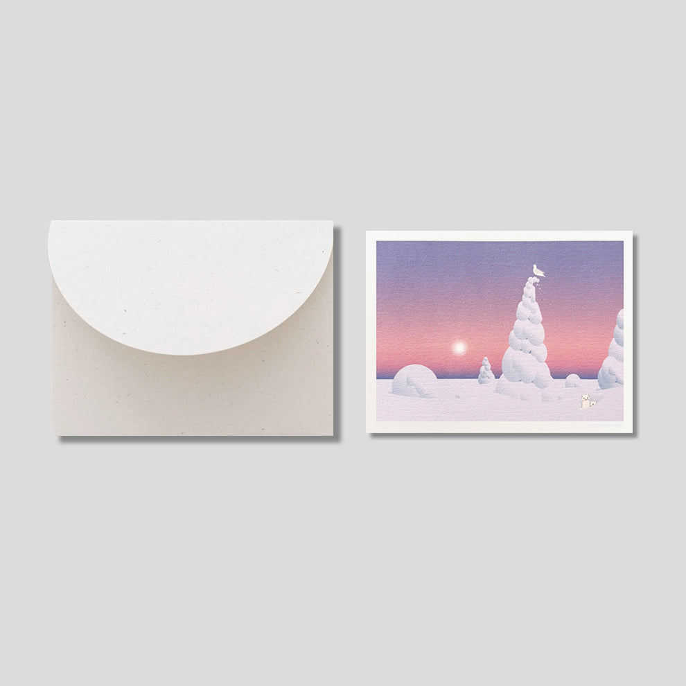 Mini Greeting Card_Stoat