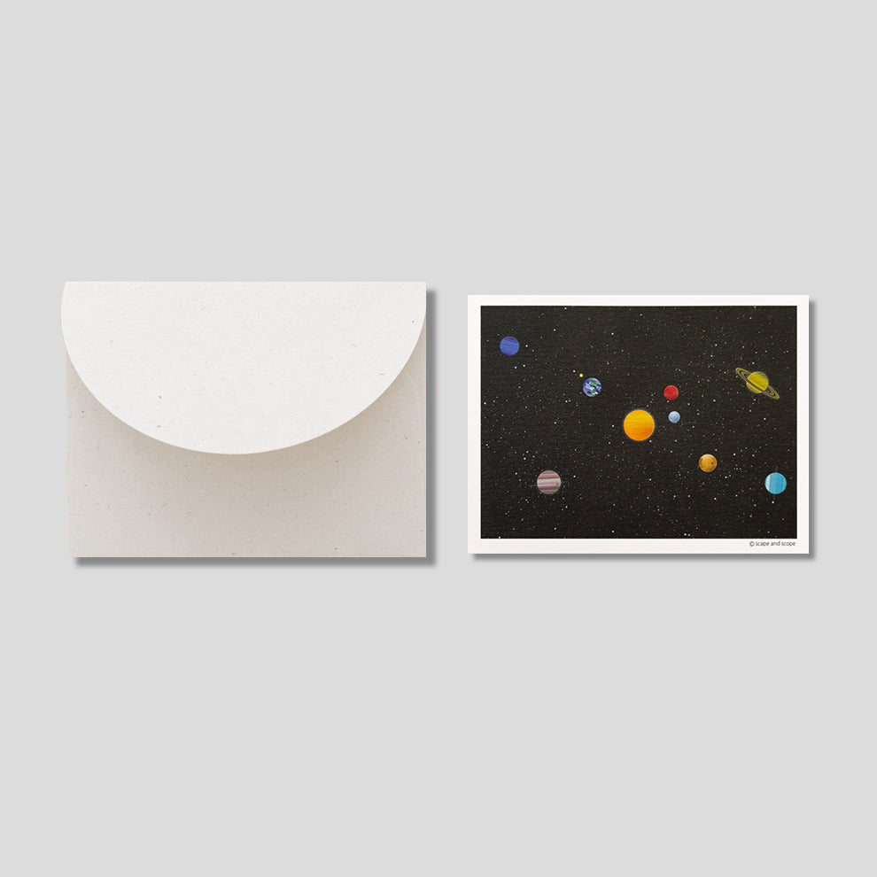 Mini Greeting Card_Solar System