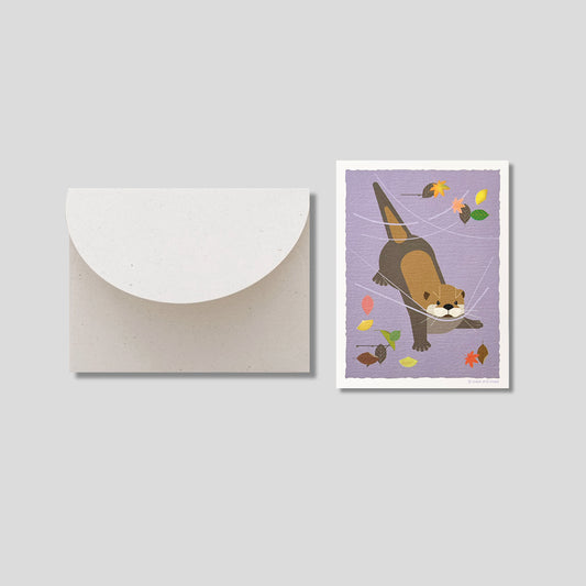 Mini Greeting Card_Fallen Leaves