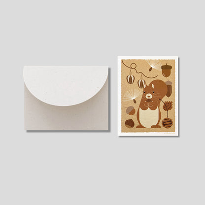 Mini Greeting Card_Squirrel