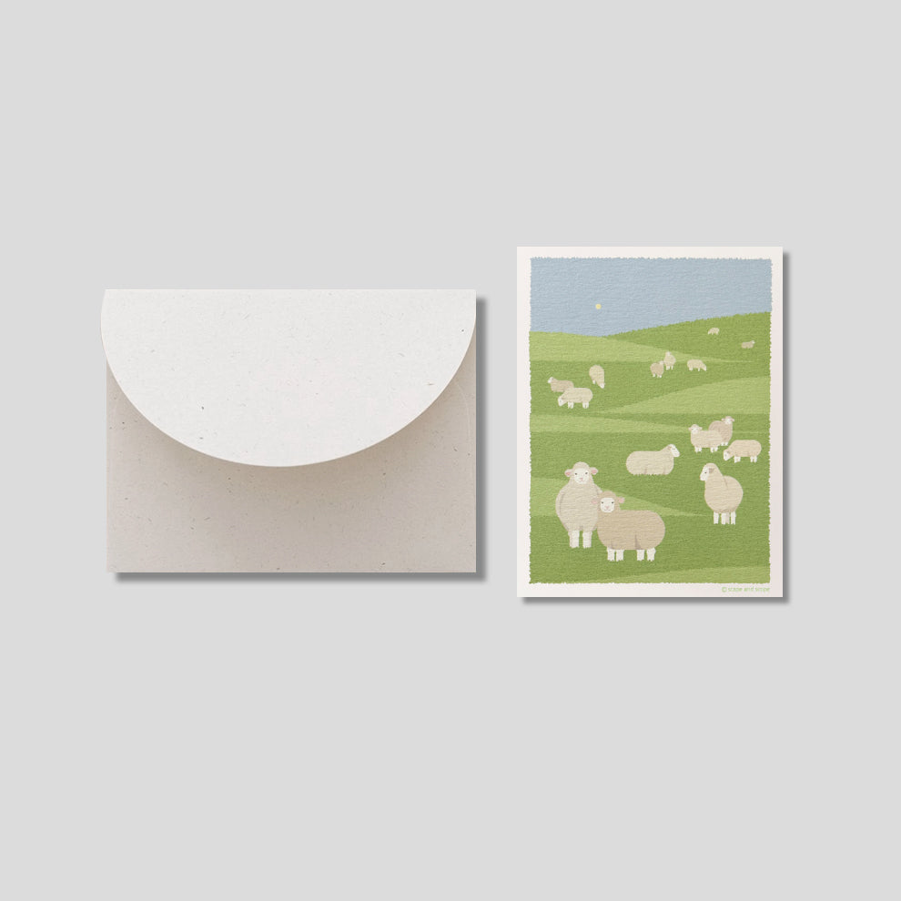 Mini Greeting Card_Sheep