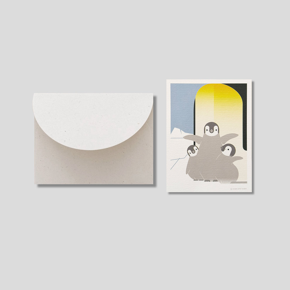 Mini Greeting Card_Emperor Penguin