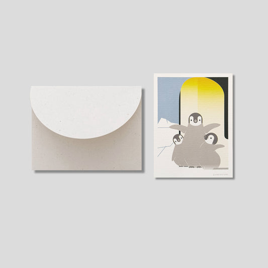Mini Greeting Card_Emperor Penguin