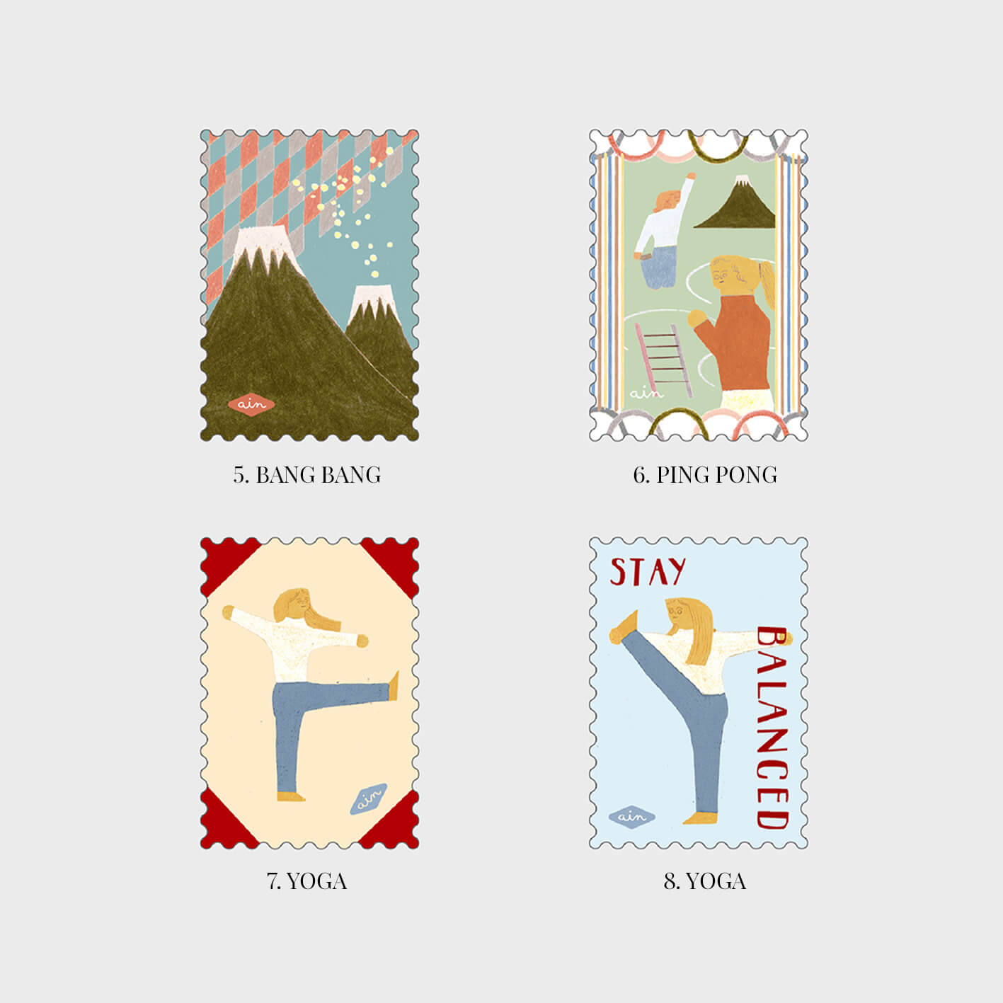 Sojak Stamp Sticker Pack (16pcs)