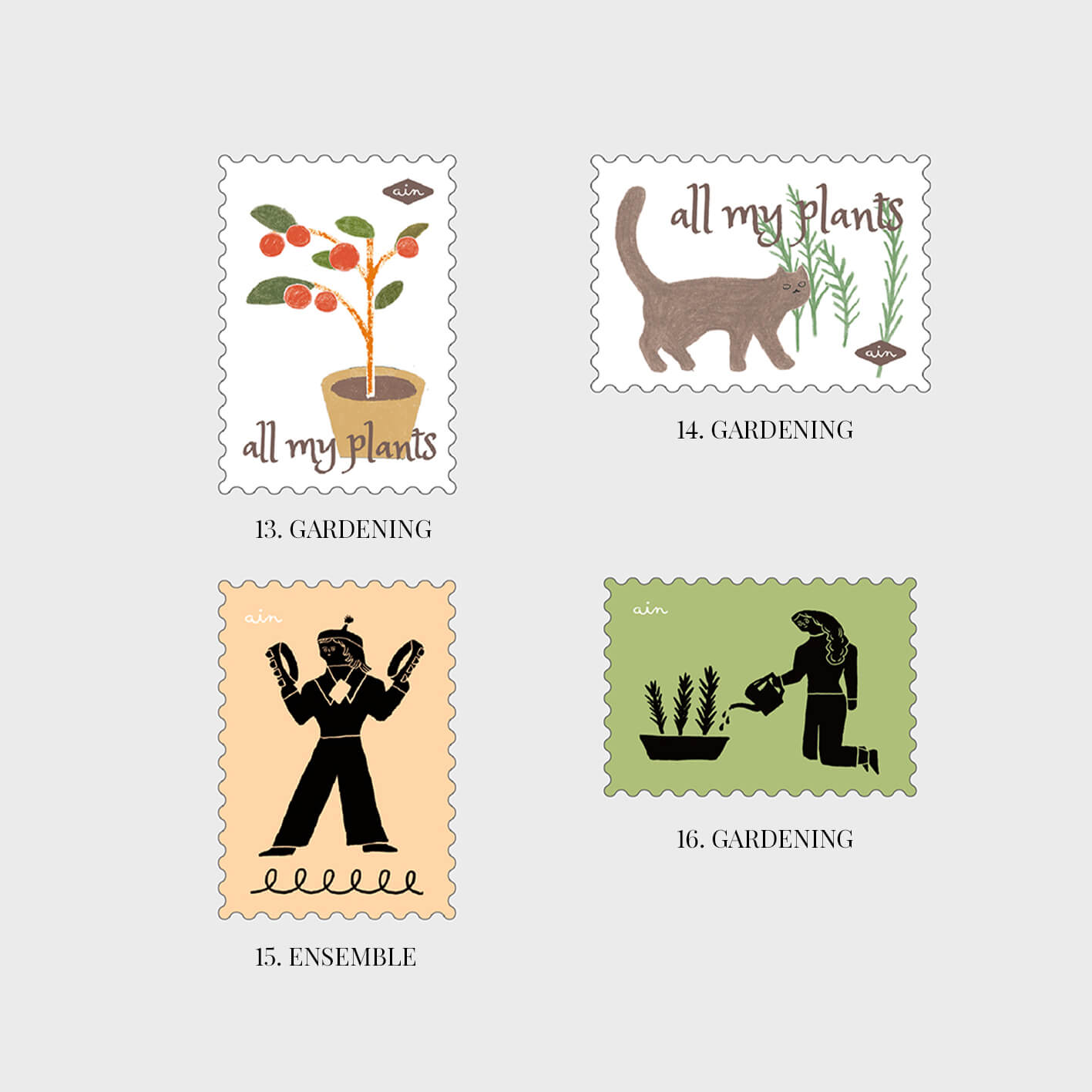 Sojak Stamp Sticker Pack (16pcs)