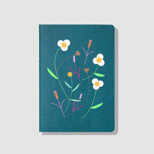Stitch Note-Flower Edition_07 Deep Green