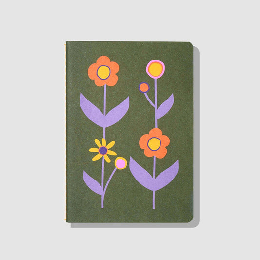 Stitch Note-Flower Edition_08 Olive