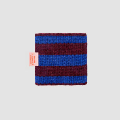 Wool Coaster No.1_Blue Brown