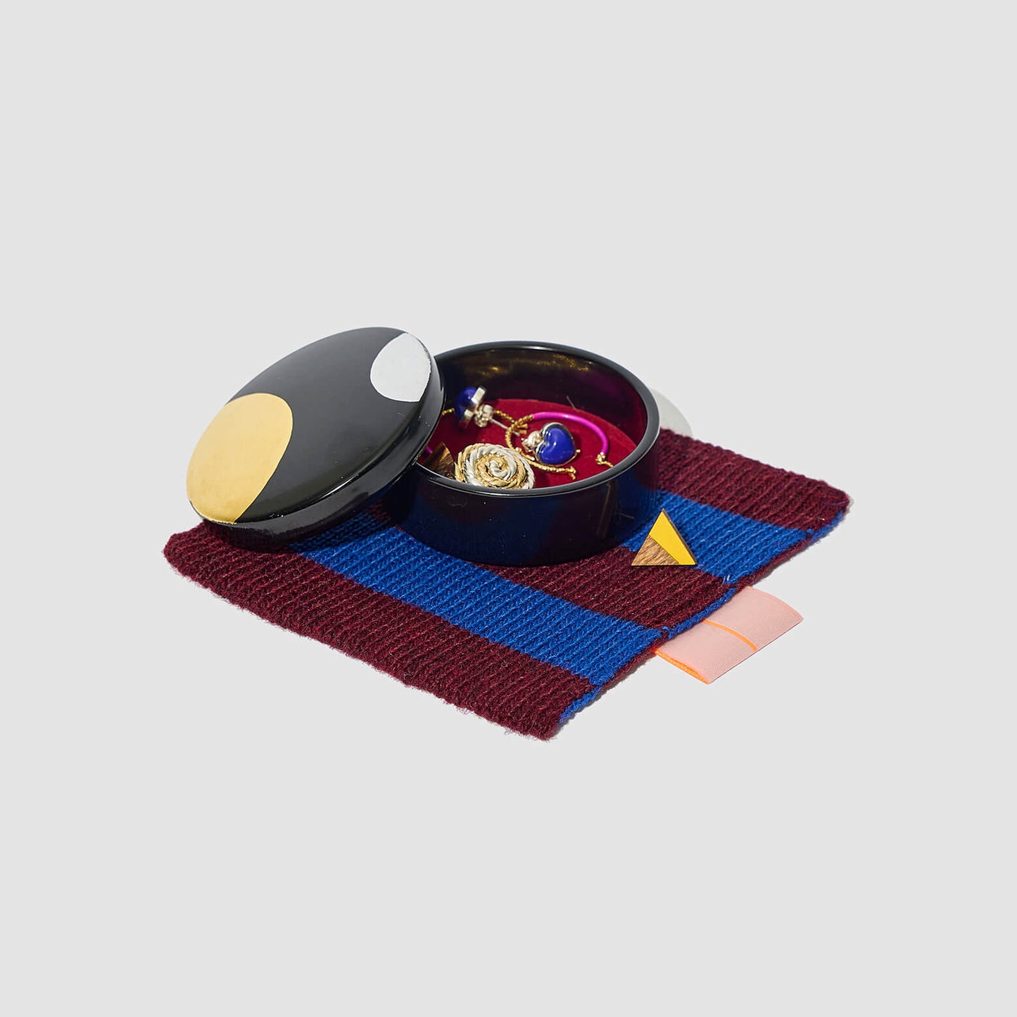 Wool Coaster No.1_Blue Brown