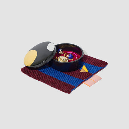 Wool Coaster No.1_Blue Brown