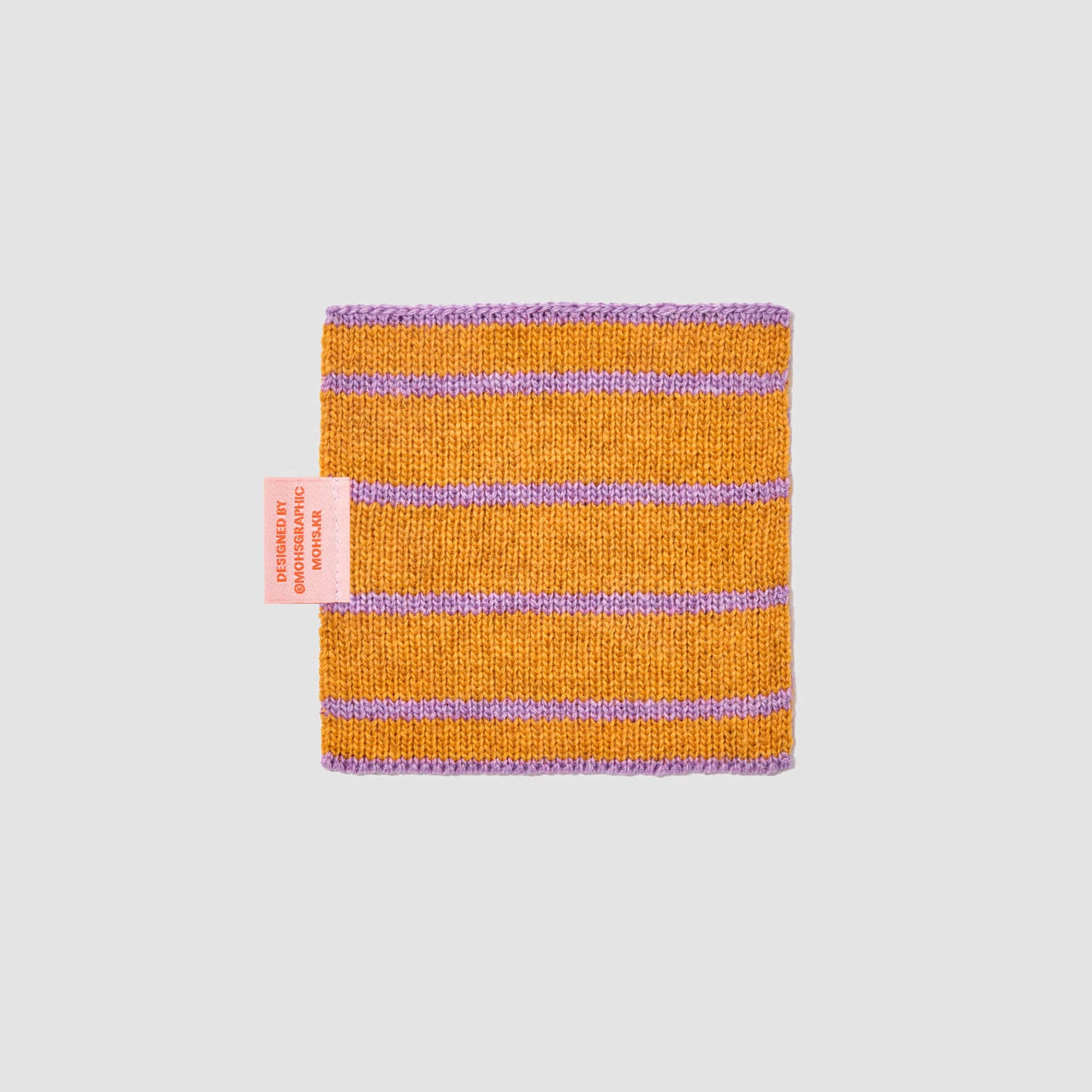 Wool Coaster No.1_Purple Mustard
