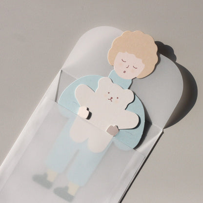 Bear Hug Greeting Card Set_Blue