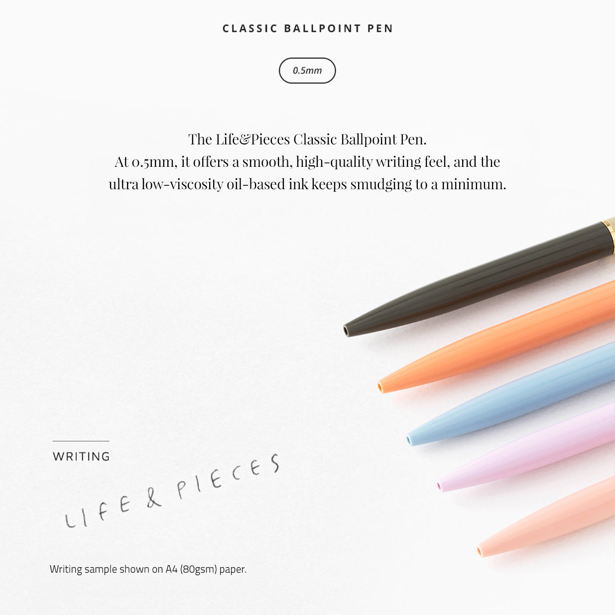 Classic Ballpoint Pen 0.5mm