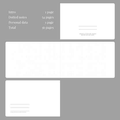 Flat Pocket Note / Dotted