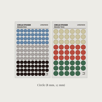 Life & Pieces Shape Sticker Set