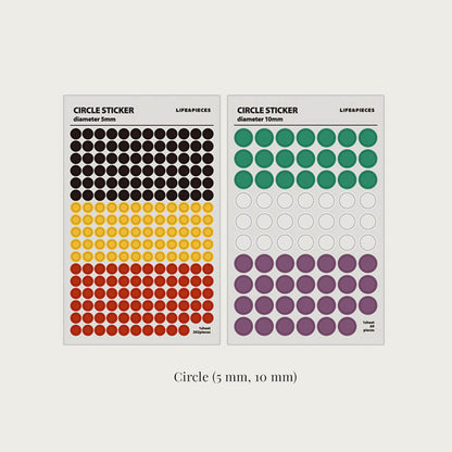 Life & Pieces Shape Sticker Set